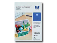 Papel fotogrfico mate profesional HP para impresin lser - 100 hojas/A4/210 x 297 mm (Q6550A)